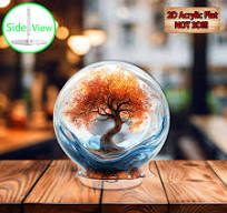 2D Flat Rotating Acrylic Decorative Sphere with * Design – Versatile  Indoor/Outdoor Decor for Home, Office, and Living Room, Minimalist Style,  Perfect ...