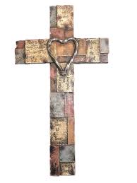 How to draw a cross with a heart combined in a tribal art tattoo design style.if you prefer to watch this speeded up please visit my othe. Polly House 18 Inch Bible Verses On Stone Bricks With Heart Wall Cross Wall Decor Wall Art 7433l Buy Online In Cambodia At Cambodia Desertcart Com Productid 112583356