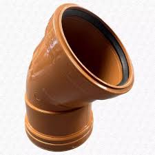 110mm Terracotta Underground Drainage 45° Bend | Double ...