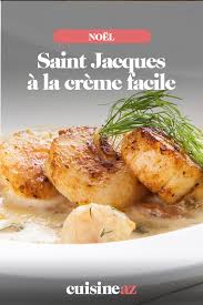 Saint Jacques A La Creme Facile Recette Alimentation Cuisine Recette Saint Jacques