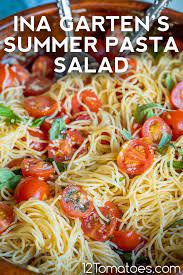 Ina Garten S Summer Garden Pasta Recipe Pasta Summer Pasta Dishes Pasta Dishes
