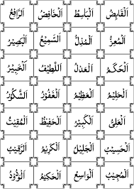 When will the winners of asma ul husna worksheet giveaway be announced ? 99 Names Of Allah Asma Ul Husna Pdf Document