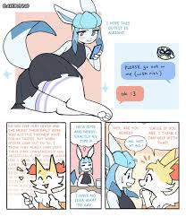 Glaceon x Braixen comic porn | HD Porn Comics