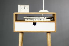 Shop our collection of oak 1 drawer nightstand at jordan's furniture ma, nh, ri and ct. Nightstand Mid Century Style Made In Solid American Oak With 1 White Drawer