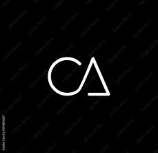 Cachari · moving quickly ; Letter Ca Alphabet Logo Design Vector The Initials Of The Letter C And A Logo Design In A Minimal Style Are Suitable For An Abbreviated Name Logo Stock Vektorgrafik Adobe Stock