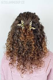 Simple Half Up Wedding Bridal Hairstyle For Naturally Curly Hair Formal Hai Curly Hair Styles Naturally Formal Hairstyles For Long Hair Curly Hair Styles Easy