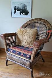 Pier 1 Wicker And Rattan Chair Makeover Chair Makeover Outdoor Wicker Furniture Furniture Makeover Diy