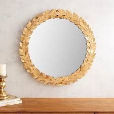 Get more photo about diy home decor related with by looking at photos gallery at the bottom of this page. A Symbol Of Victory And Honor In Ancient Rome The Laurel Wreath Adds Timeless Style Wherever It Goes That Round Mirrors Wreath Wall Decor Gold Framed Mirror