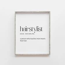 Hairstylist Gift Hairstylist Definition Hairstylist Gifts Etsy Definitions Etsy Gifts