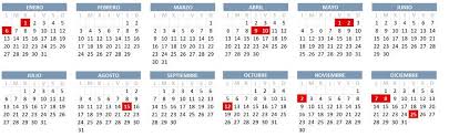 Calendario laboral 2021 en españa: Calendario Laboral 2020 Con Festivos