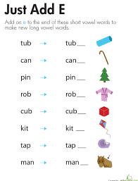 Silent E Springing Up Lesson Plan Education Com Lesson Plan Education Com In 2020 First Grade Phonics Teaching Phonics Spelling Worksheets
