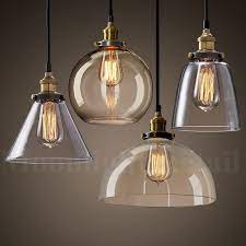 Find results from across the web. New Modern Vintage Industrial Retro Loft Glass Ceiling Lamp Shade Pendant Light Ebay