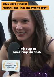 Rachel Handler, long time EDFC participant and past winner, attended her  first awards ceremony in person this year! Her 2025 film DON’T TAKE THIS  THE WRONG WAY was nominated for best director, writer, ...