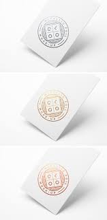This Photoshop Mock Up Allows You To Showcase Your Logo With A Bit Of Shine It Uses Smart Objects To Make It Business Card Mock Up Logo Mockup Metallic Logo