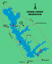 Fishing Cedar Creek Reservoir
