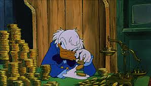 Scrooge mcduck swimming in money gif. Donald Duck Diving Into Money Gif Novocom Top