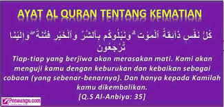 Hai ahli kitab, mengapa kamu bantah membantah tentang hal maka apakah mereka tidak memperhatikan al quran? Ayat Alquran Tentang Kematian Lengkap Arab Latin Arti Dan Tafsirnya
