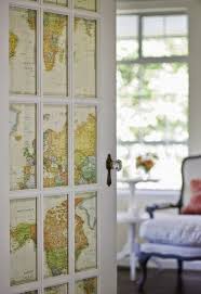 See more ideas about doors repurposed, old doors, decoupage diy. 25 Ways To Incorporate Maps Into Home Decor Digsdigs