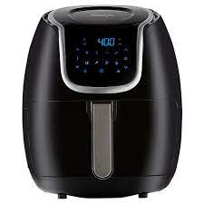 It functions as an air fryer, roaster, broiler, rotisserie, dehydrator, oven, toaster, pizza oven and slow cooker. Powerxl Vortex Air Fryer