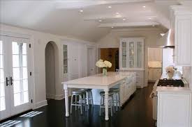 long narrow kitchen island with seating