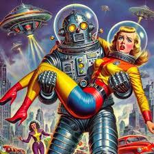 Amazing Stories: The Robot's Bride : r/imagecreator