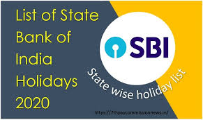 Sbi Bank Holiday List 2020 Bank Holidays 2020 In India Central Government Employees News