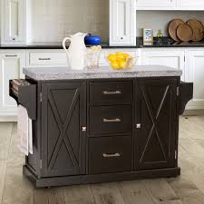 brigham kitchen island in black with