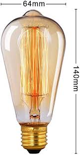 Ess Emm Edison Light Bulb 40 Watt Antiqu Buy Online In Bahamas At Desertcart
