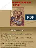 Postul sfintilor petru si pavel era numit in vechime postul cincizecimii, datorita darurilor sfantului duh, pogorate peste apostoli. Sf Apostol I Petrus I Pavel