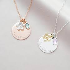 Birth Flower Jewellery Mother S Day