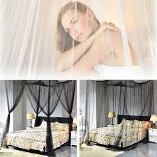 Do you suppose canopy bed frames cheap seems to be great? 4 Corner Post Bed Canopy Mosquito Net Full Queen King Size Netting Bedding Room Canopies Netting Home Garden