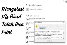 Check spelling or type a new query. Cara Mengatasi Ms Word Tidak Bisa Print There Is Not Printer Installed Pdscustom Com