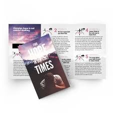 Spanish  no charge for tracts but require $4.50 fee for shipping . Tri Fold Gospel Tract Finding Hope In Difficult Times Prochurch