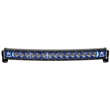 Rigid Industries 30 Inch Led Light Bar Single Row Curved Blue Backlight Radiance Plus Rigid Industries