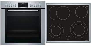 Einbauherd set pkm backöfen & herd elektroherd backofen kombi. Bosch Hnd612ms60 Herdset Bestehend Aus Heg317ts0 Nkh645ga1m Edelstahl Edelstahl A Euronics