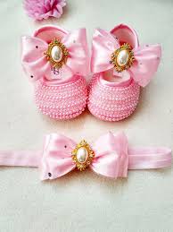 Pink And Gold Baby Shoes Infant Girl Shoes Pink And Gold