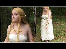 Deluxe zelda botw white dress including girdle, dress, belt, headwear, armbands and necklace. Breath Of The Wild Princess Zelda Ceremonial Dress Worklog Youtube