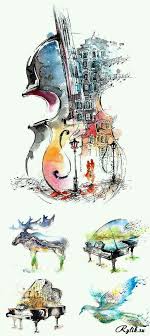 Pin By Sarah Ames On Muzyka Art Creative Art Artwork Painting