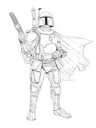 The jango fett premium format figure is available at sideshow.com for fans of star wars episode ii. Star Wars Boba Fett 3 Coloring Page Free Printable Coloring Pages For Kids