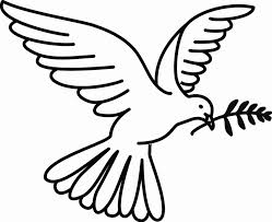 These bird coloring pictures are printable. Peace Dove Coloring Page Coloring Home