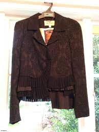 Trelise Cooper Black Brocade Jacket Jackets Black Jacket Black