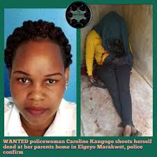 Corporal caroline kangongo allegedly killed two men and she is currently at large. Msble Ok2tvjim