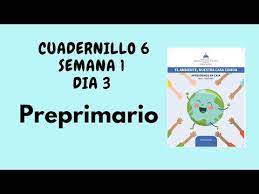 We did not find results for: Preprimario Cuadernillo 6 Semana 1 Dia 3 Youtube