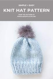 If you're a knitter, make your furbaby this adorable reindeer antler from scrap yarn. Simple Chunky Wool Knit Hat Pattern Free Ashley Lillis