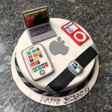 It was great fun creating a laptop incorporating an adorable screensaver of a much. Apple Devices Cake Iphone Cake August 2021