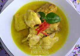@lenny_141705 #genkpejuangdapur #cookpadcommunity_tangerang #cookpadcommunity_cilegon #cookpadcommunity_banten #cookpadcommunity_indonesia Resep Ayam Tahu Tempe Bumbu Kuning Anti Ribet
