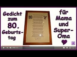 Fg230 Zum 80 Geburtstag Für Frauenomas Gedicht Herzlichen