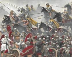 Image of Roman legionary infantry Julius Caesar