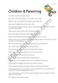 Check out these nine questions parents ask most often and get some expert insight. Children And Parenting Conversation Discussion Questions Esl Worksheet By Christineallom