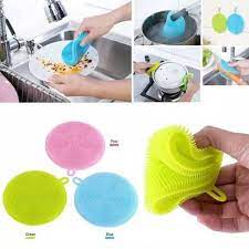 Siapkan alat dan bahan yang diperlukan. Alat Cuci Piring Wajan Teflon Spon Silikon Duri Silicon Sponge Panci Cucian Shopee Indonesia